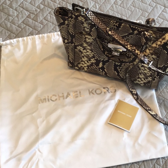 MICHAEL Michael Kors Handbags - Michael Kors snakeskin handbag RARE